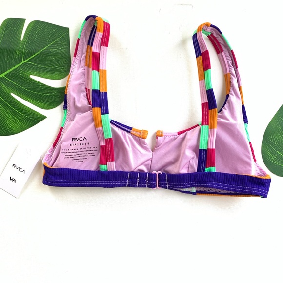 🌺 RVCA MAKO BRALETTE BIKINI TOP🌺 - Picture 7 of 8